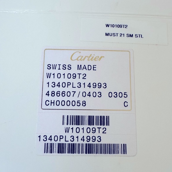 Mint Must 21 de Cartier Watch - ladies. Excellent condition - Picture 13 of 16